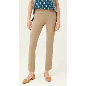 NEW J.Jill Ponte Slim Leg Pull On Pants, Camel Size Small New w/Tag Retail $89